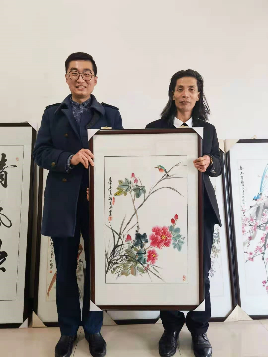 友人收藏邵斌老师花鸟画作品